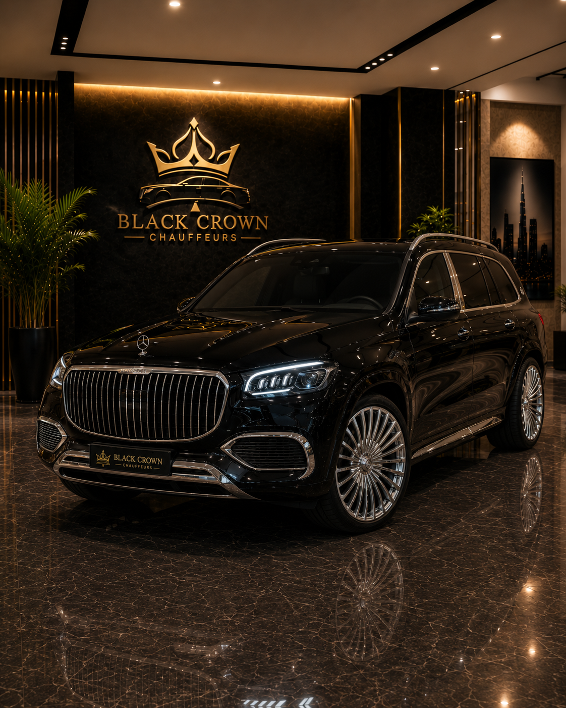 Mercedes-Maybach GLS SUV chauffeur vehicle