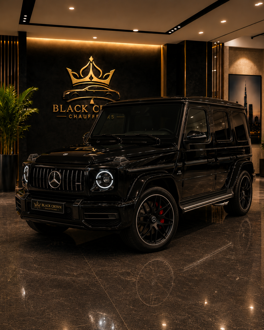 Mercedes-Benz AMG G63 luxury SUV chauffeur vehicle