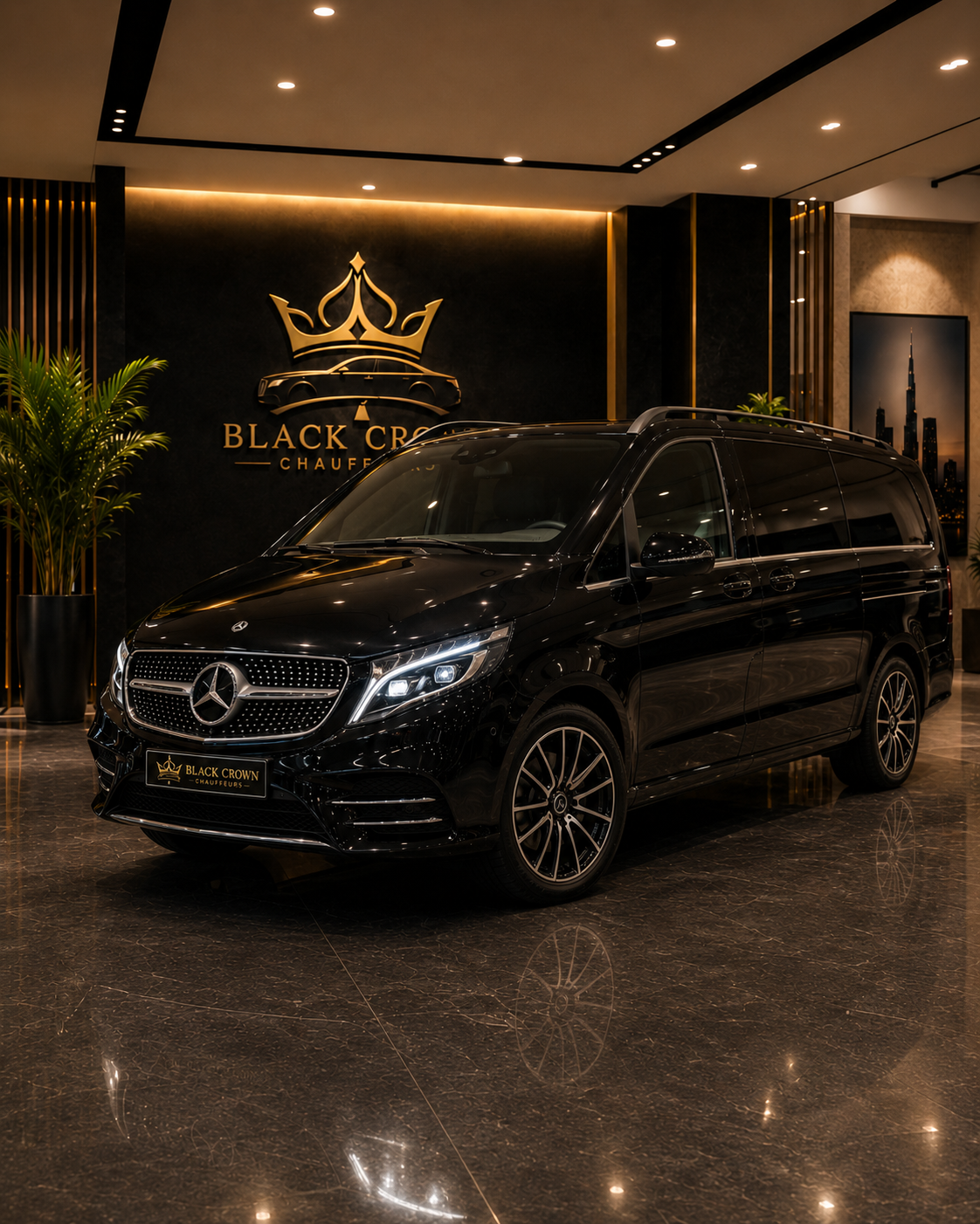 Mercedes-Benz V-Class executive van and VIP people carrier