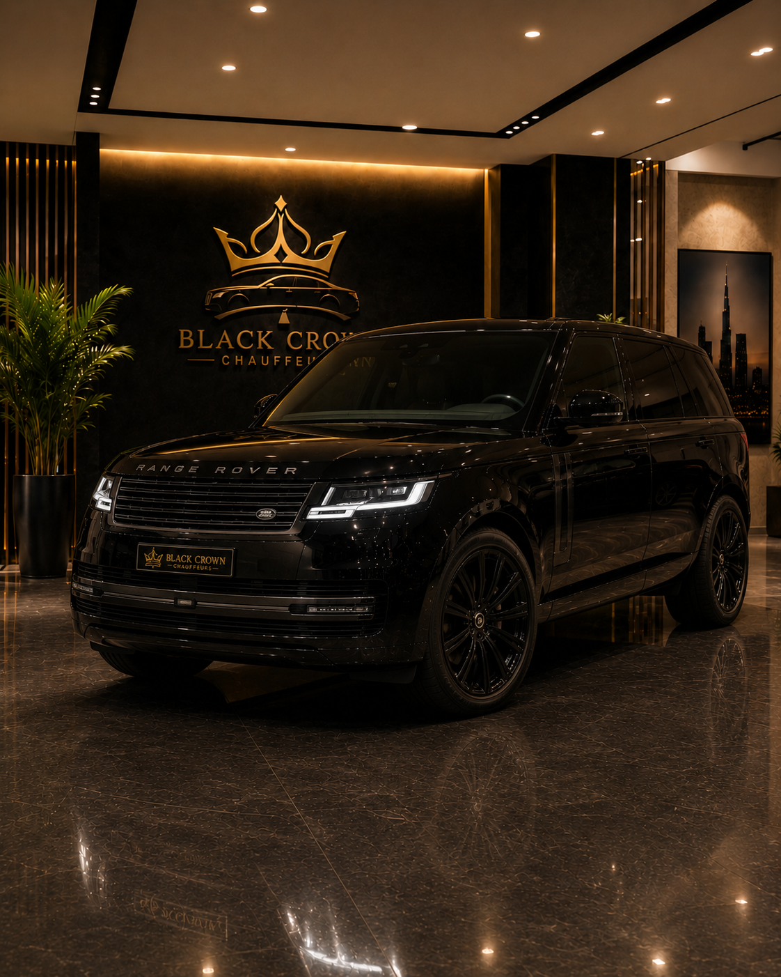 Range Rover Vogue luxury SUV chauffeur vehicle