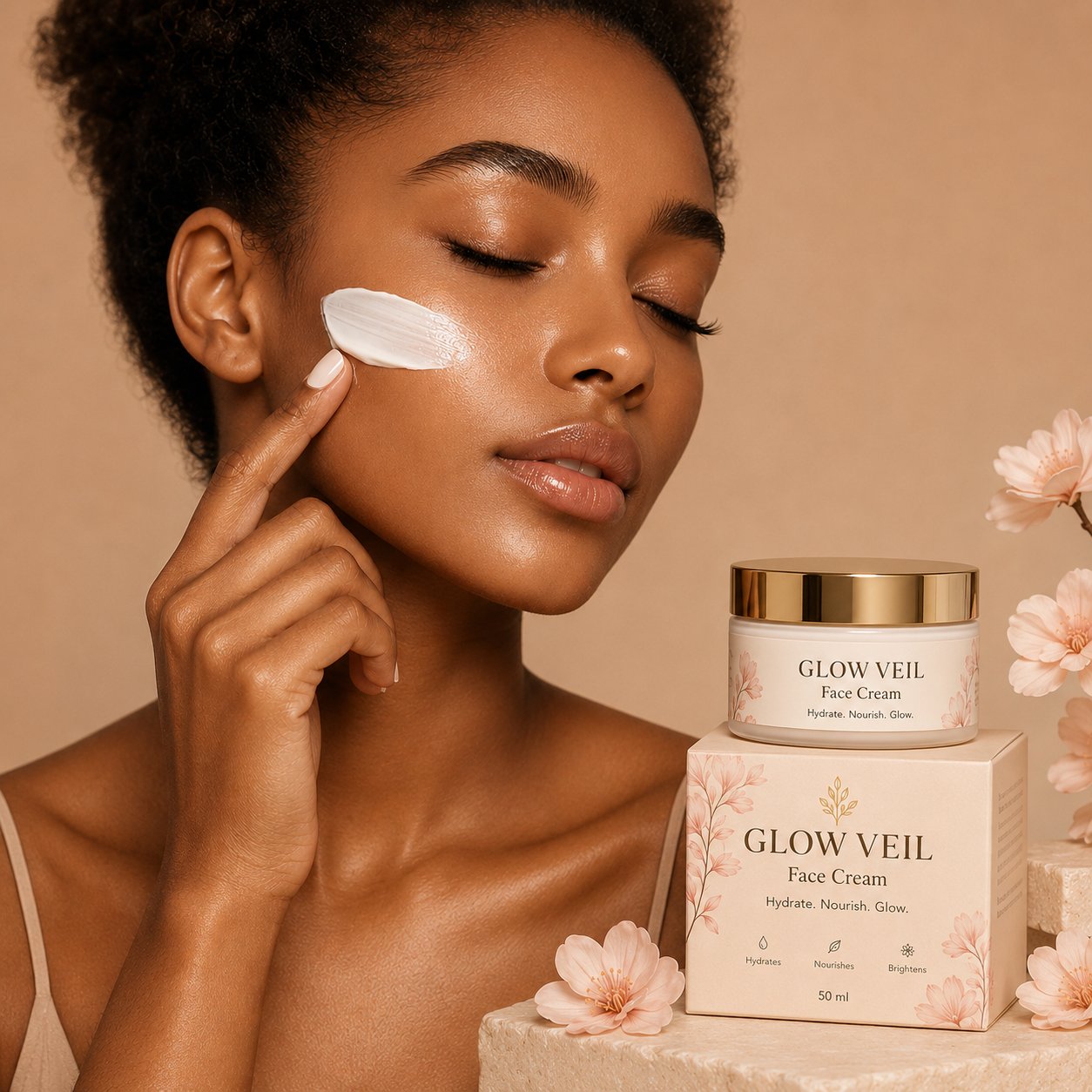 Complete Glow Veil skincare product collection